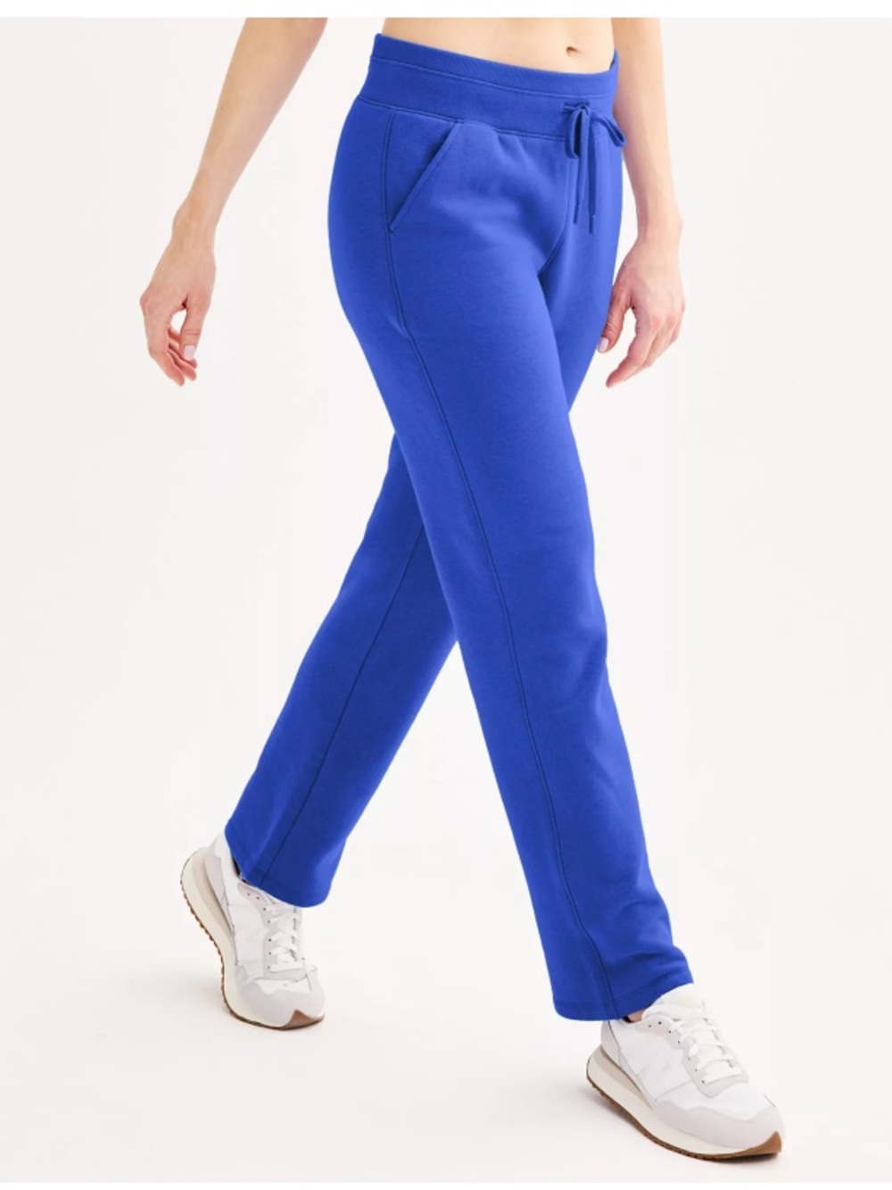 Tek Gear Blue Drawstring Waist Sweatpants size medium